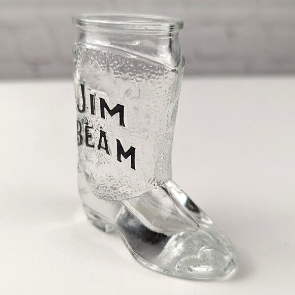 Vintage Jim Beam Cowboy Boot Shot Glass - Picture 4 of 10